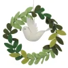 Felt Wreath with Hanging Peace Dove