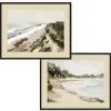 Framed Giclée Wall Art - Bluff Bay Set of 2