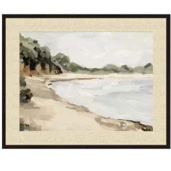 Framed Giclée Wall Art - Bluff Bay Set of 2