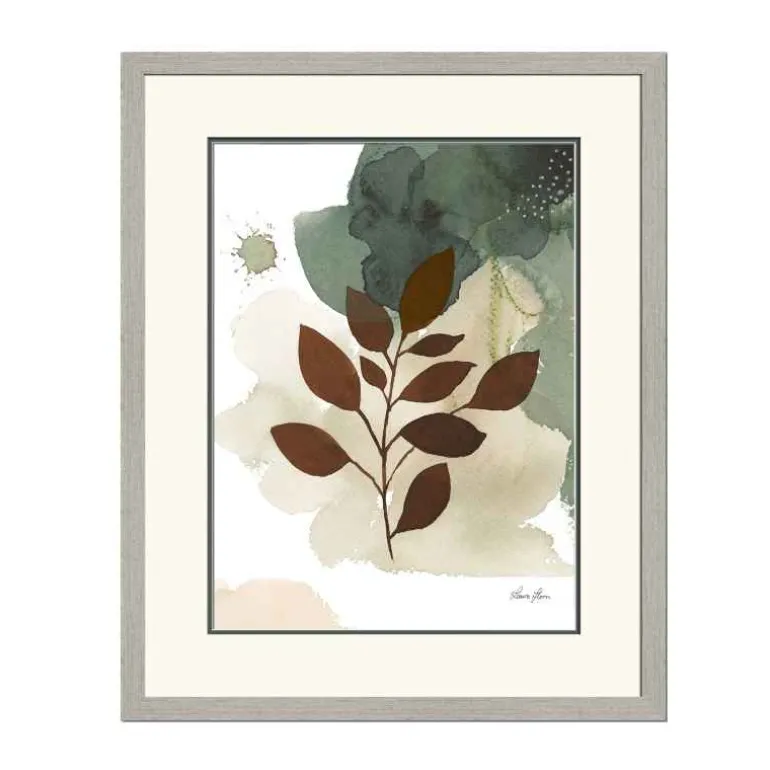 Framed Giclée Wall Art - Sage Bliss II