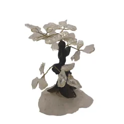 Gemstone Bonsai Tree, Small (White Quartz)