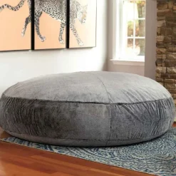 Giant Bean Bag Cocoon Chair, 6' - Gray Wolf