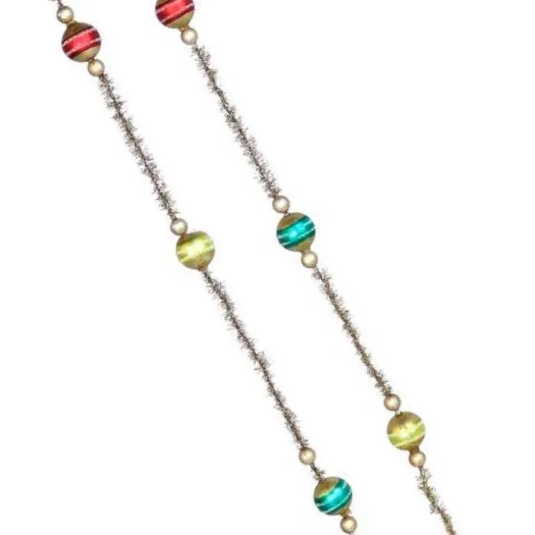 Glass and Tinsel Retro-Style Garland