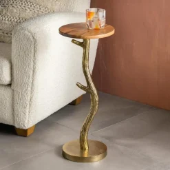 Gold Branch Drink Table