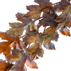 Handcrafted Autumnal Metal Leaf Wreath
