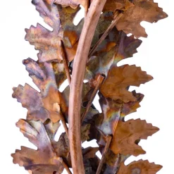 Handcrafted Autumnal Metal Leaf Wreath