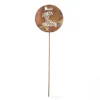 Handcrafted Flamed Copper Herb Stake - Basil