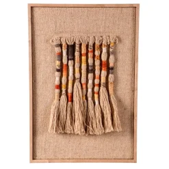 Handcrafted Yarn Twisted Woven Wall Art