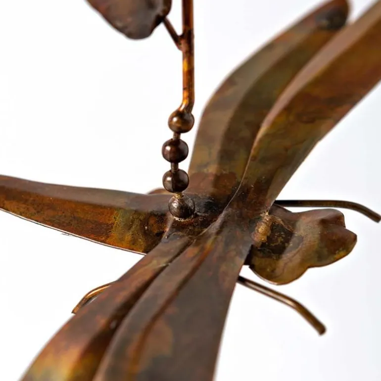 Hanging Dragonfly Ornament Sculpture