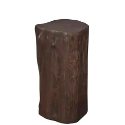 Indoor/ Outdoor Cast Log Stool