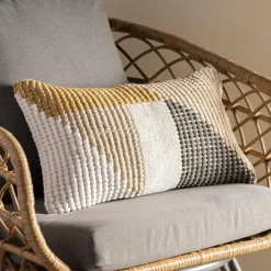 Indoor/Outdoor Graphic Lumbar Pillow