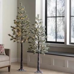 Indoor/Outdoor LED Snowy Pine Tree, 70