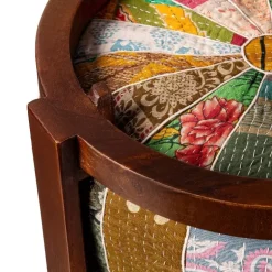 Kantha Pouf Tea Table