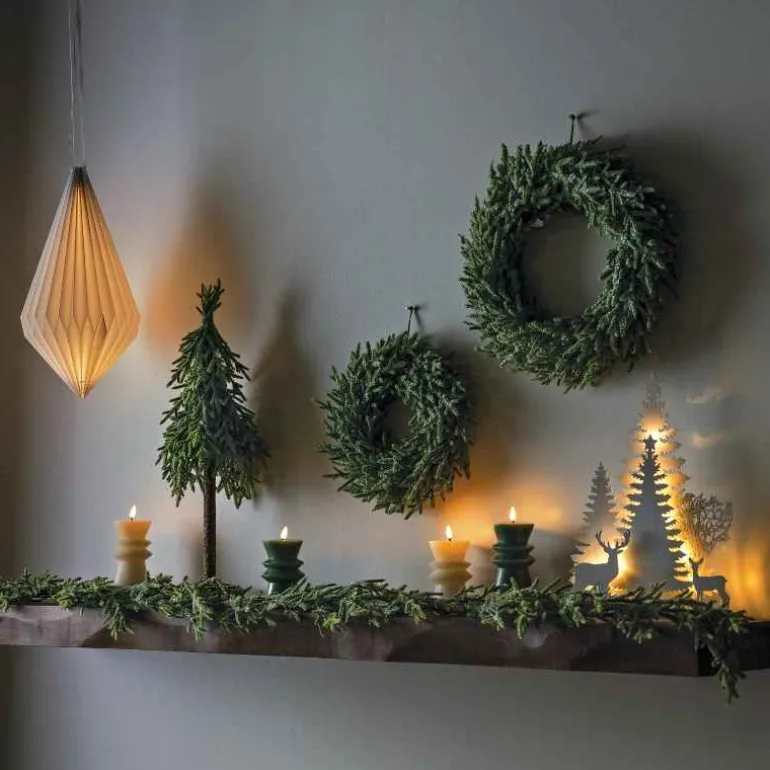 LED Indoor/Outdoor Hanging Mid Century Teardrop