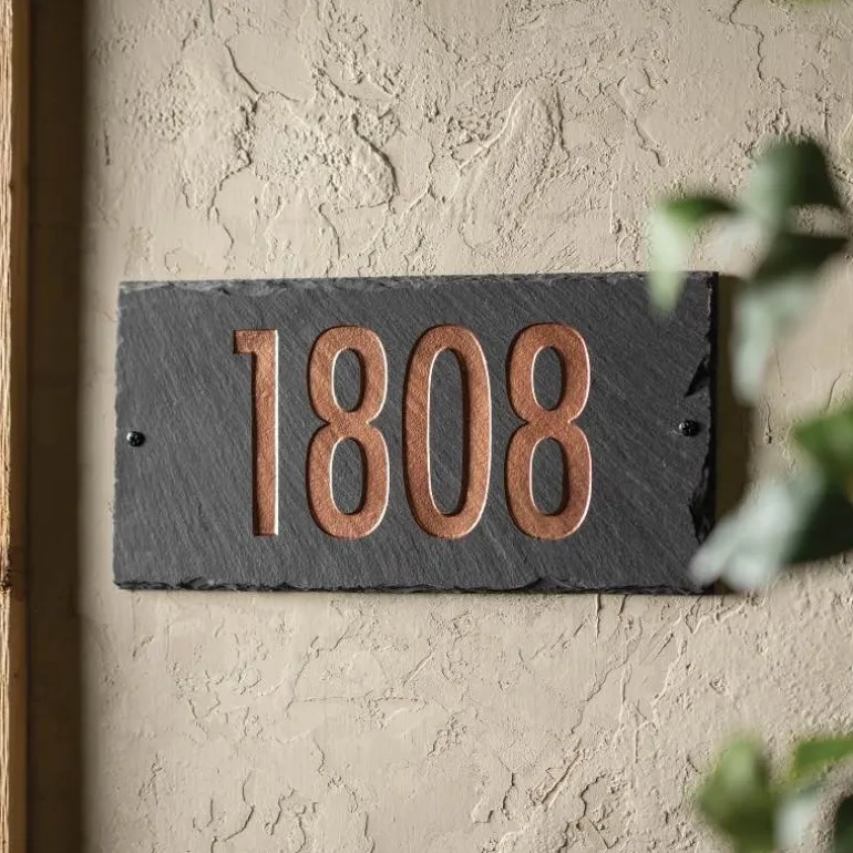 Lennon 1-Line Personalized Address Sign