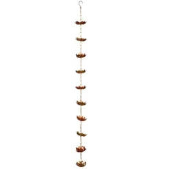 Lotus Metal Rain Chain (72