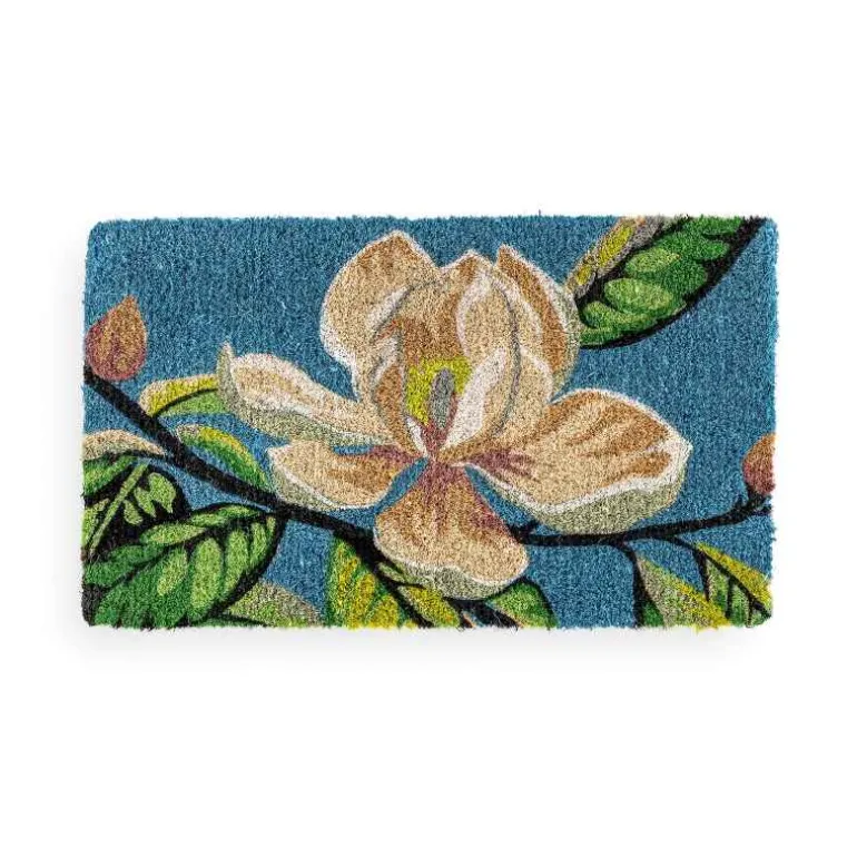 Magnolia Blossom Coir Mat