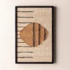 Mana Woven Wall Art, Circle Next To Lines