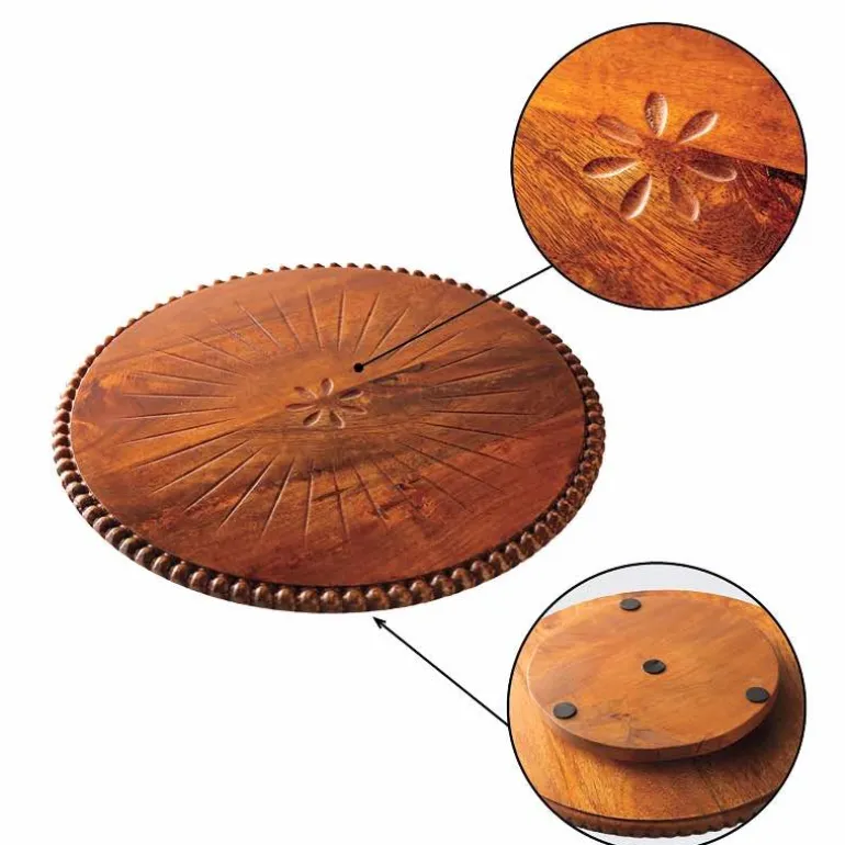 Mango Wood Lazy Susan