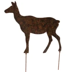 Metal Deer Family Stakes, Set of 3