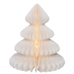 18.5" Micro LED Paper Tree - White