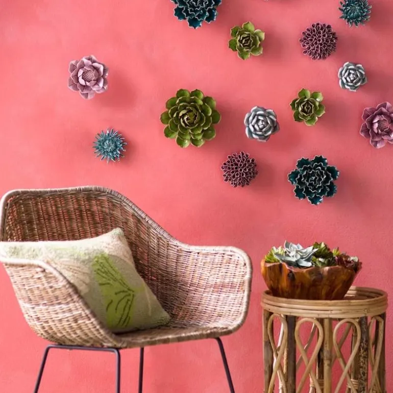 Mid-Century Rattan Woven Chair