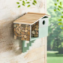Mid-Mod Stone Bird House