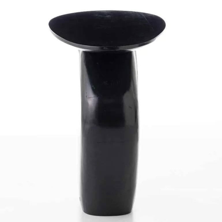 Modern Black Pebble Side Table