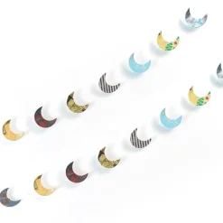 Moon Recycled Cotton Paper Garland, 84