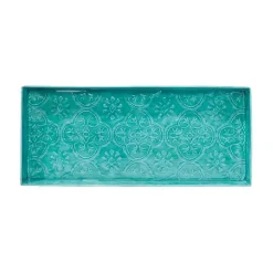 Multi-Purpose Metal Boot Tray - Turquoise