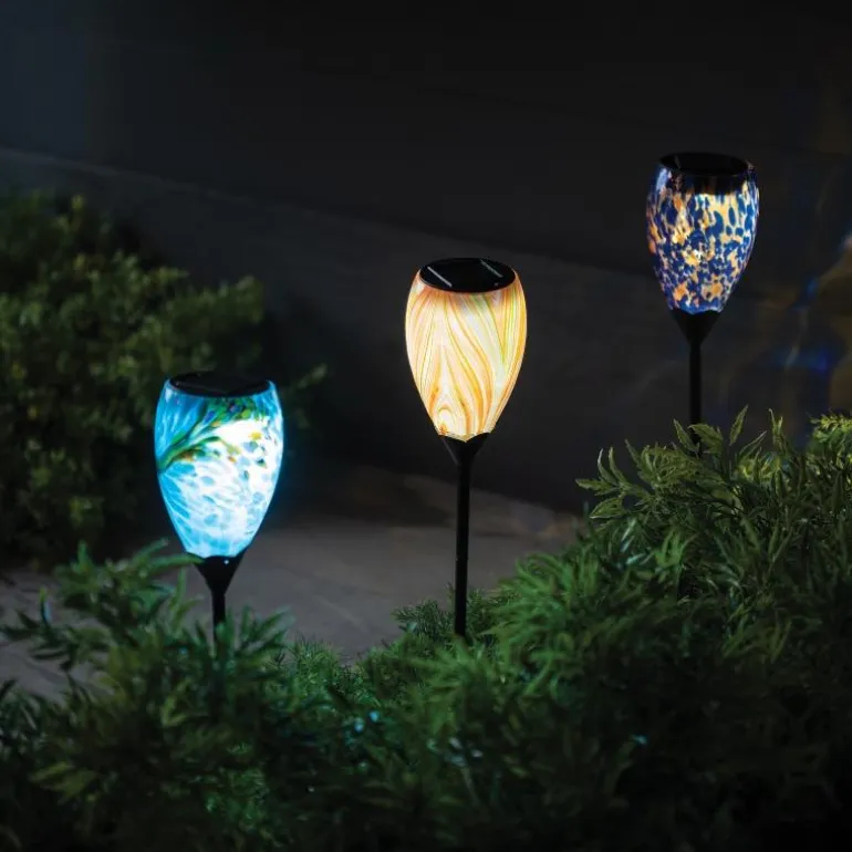 Murano Solar Stake - Blue