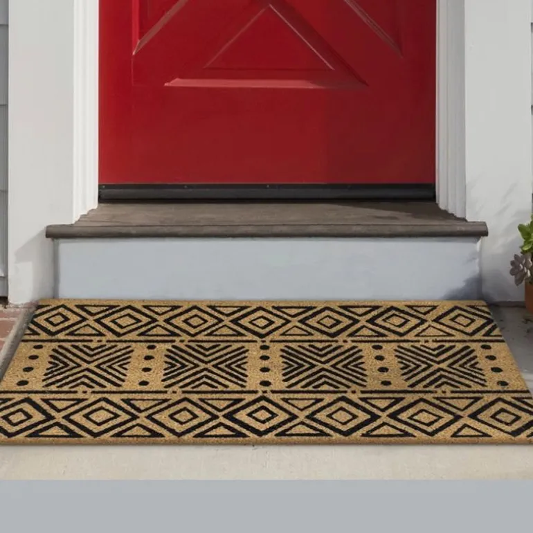Natura Abstract Coir Doormat