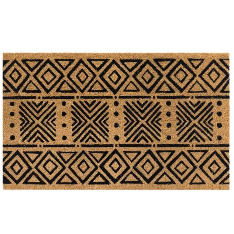 Natura Abstract Coir Doormat