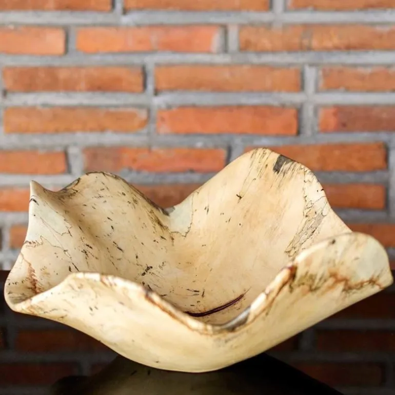 Natural Raw Wood Organic Bowl