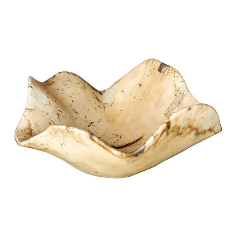 Natural Raw Wood Organic Bowl