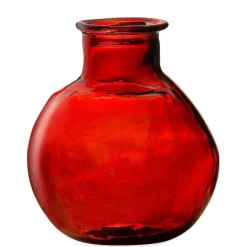 Oval Recycled Glass Balloon Vase, 12