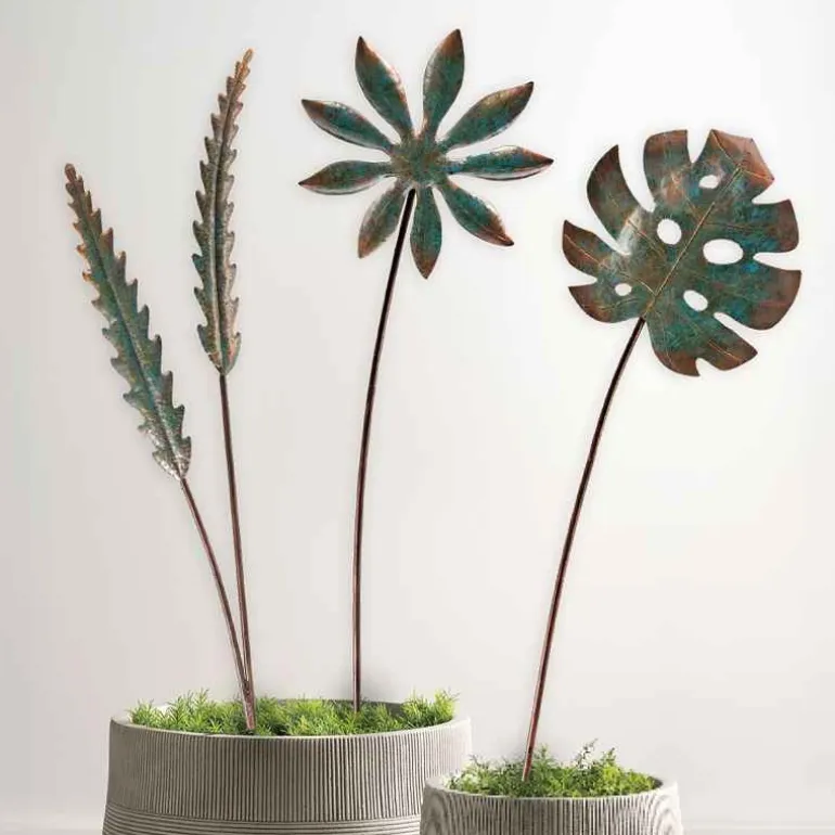 Patina Botanical Garden Stake - Grass