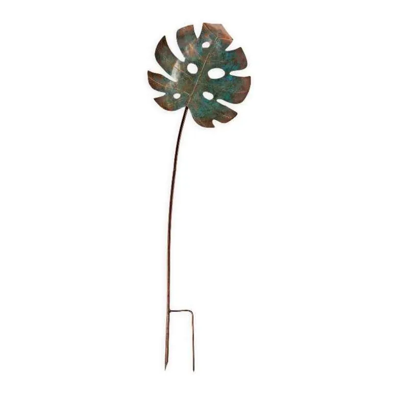 Patina Botanical Garden Stake - Monstera