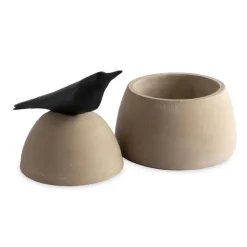 Raven Lidded Containers, Set of 2