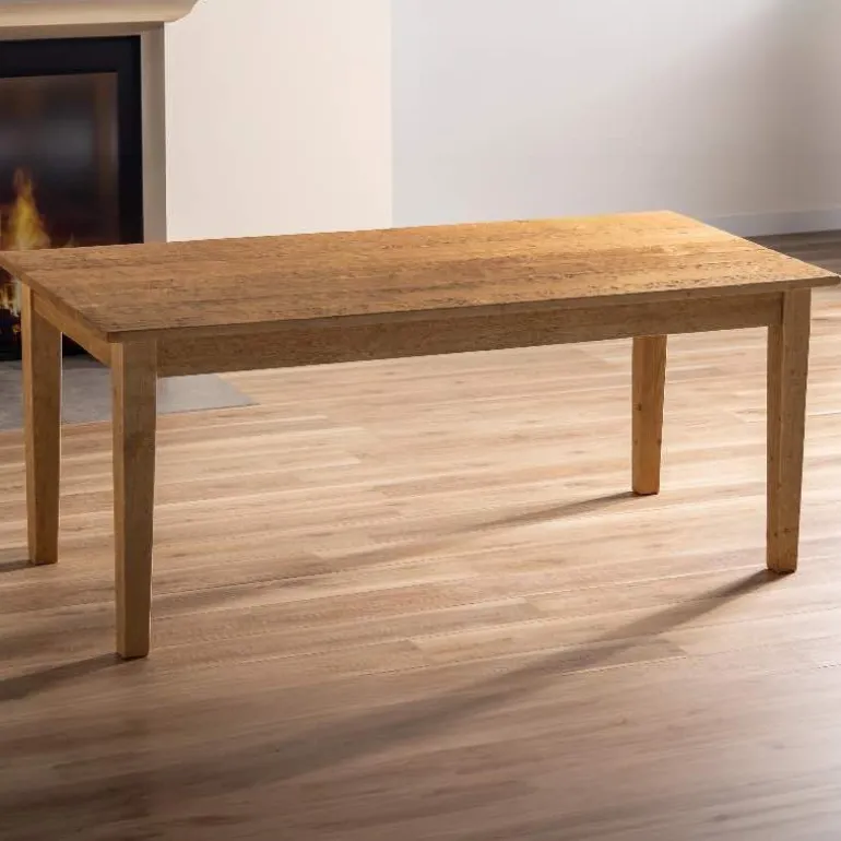 Reclaimed Wood Provence Farm Table, 6ft - White