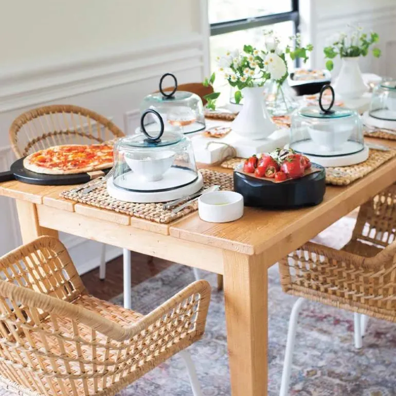 Reclaimed Wood Provence Farm Table, 6ft - White