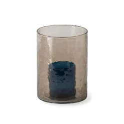 Recycled Double Glass Hurricane, Short