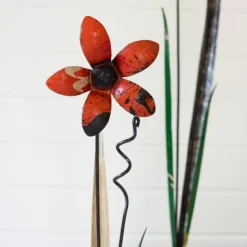 Recycled Iron Flowers, set of 3