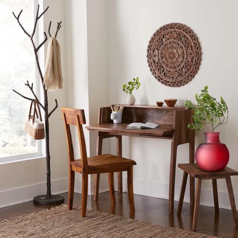 Recycled Metal Branch Coat Tree - Bronze