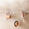 Recycled Metal Branch Wall Rack, 3' - White
