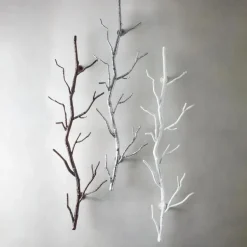 Recycled Metal Branch Wall Rack, 5' - Bronze