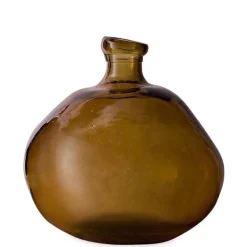 Recycled Round Glass Balloon Vases, (13