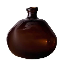Recycled Round Glass Balloon Vases, (13