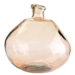 Recycled Round Glass Balloon Vases, (13