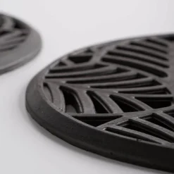 Recycled Rubber Garden Stepping Mats, Set of 3 - Floral